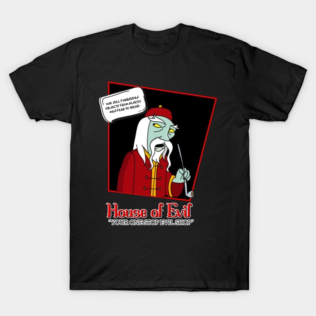 House of Evil T-Shirt by Teesbyhugo